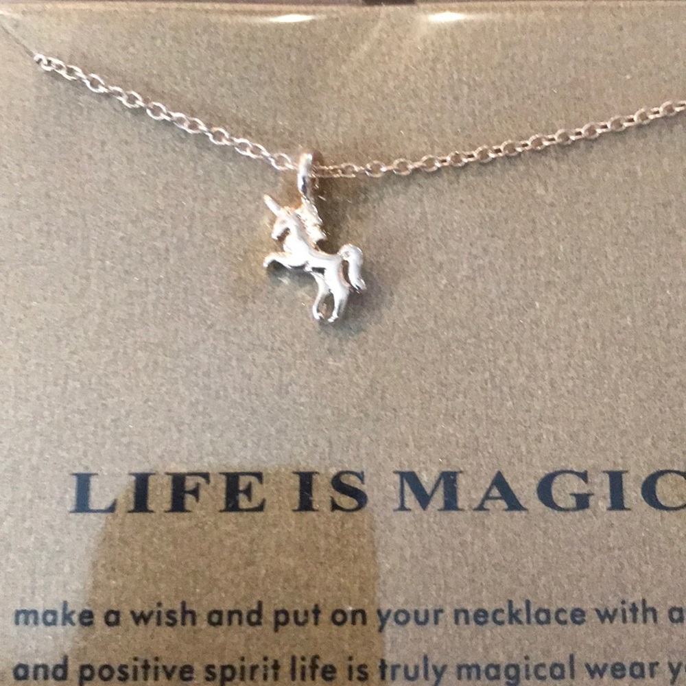 BRAND NEW Unicorn necklace - Picture 1 of 3